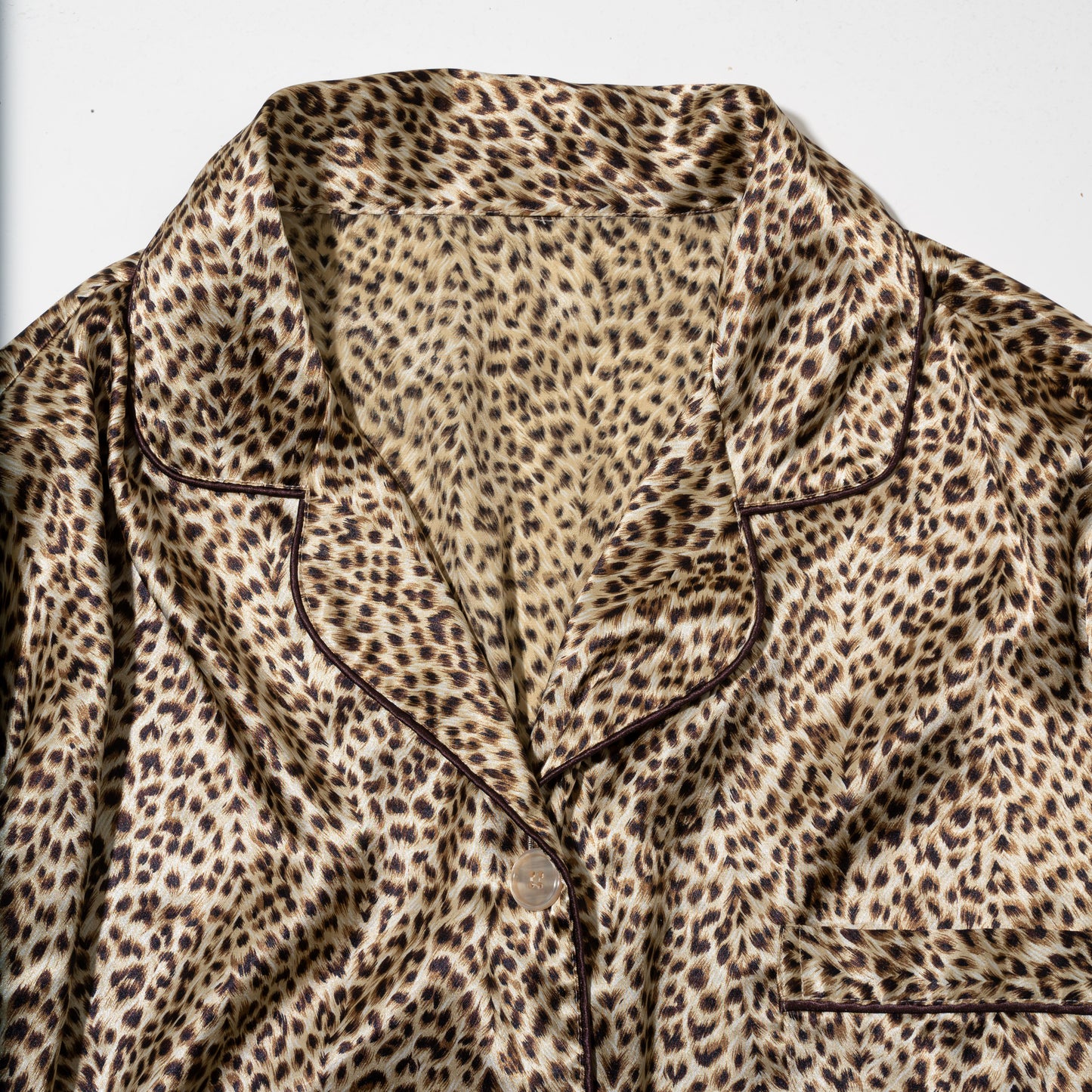 vintage leopard sleeper shirt