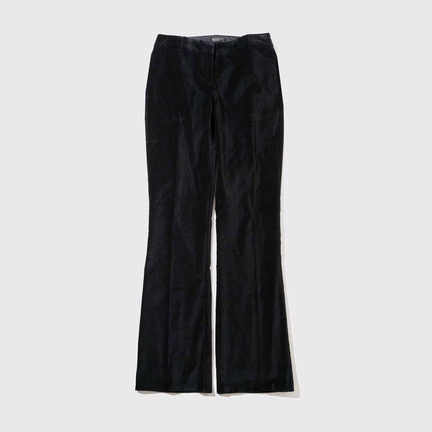 vintage velour flare trousers