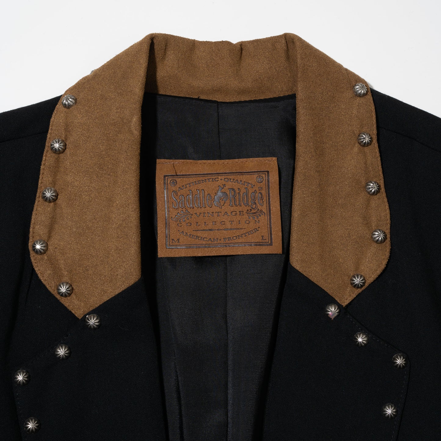 vintage studs combi tailored jacket