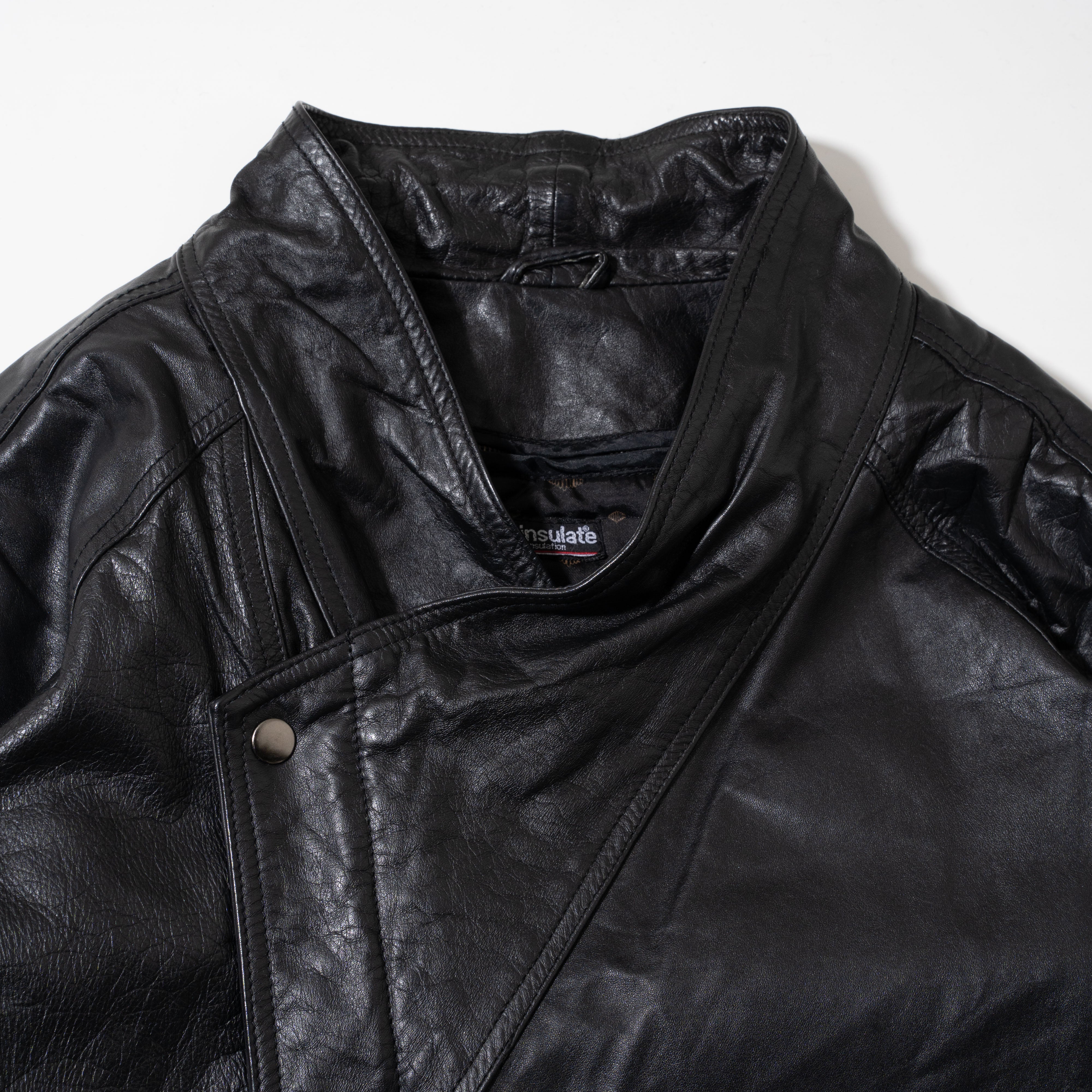 vintage deform leather jacket