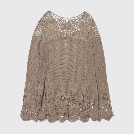 vintage lace pullover