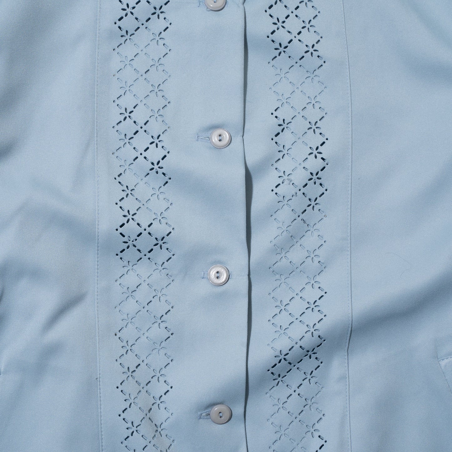 vintage lace cutting shirt jacket
