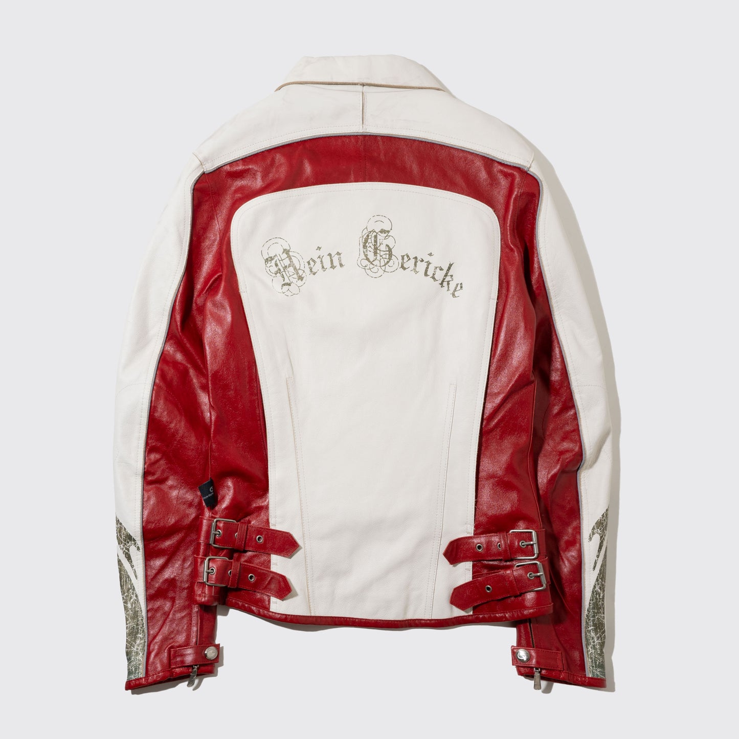 vintage hein gericke motor cycle leather jacket , dead stock
