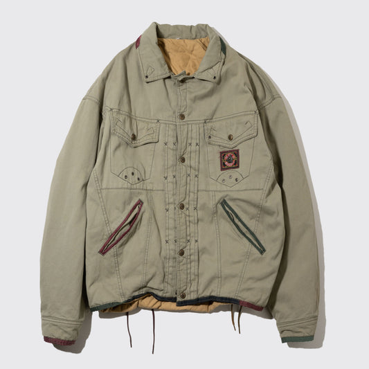 vintage euro loose aviator jacket