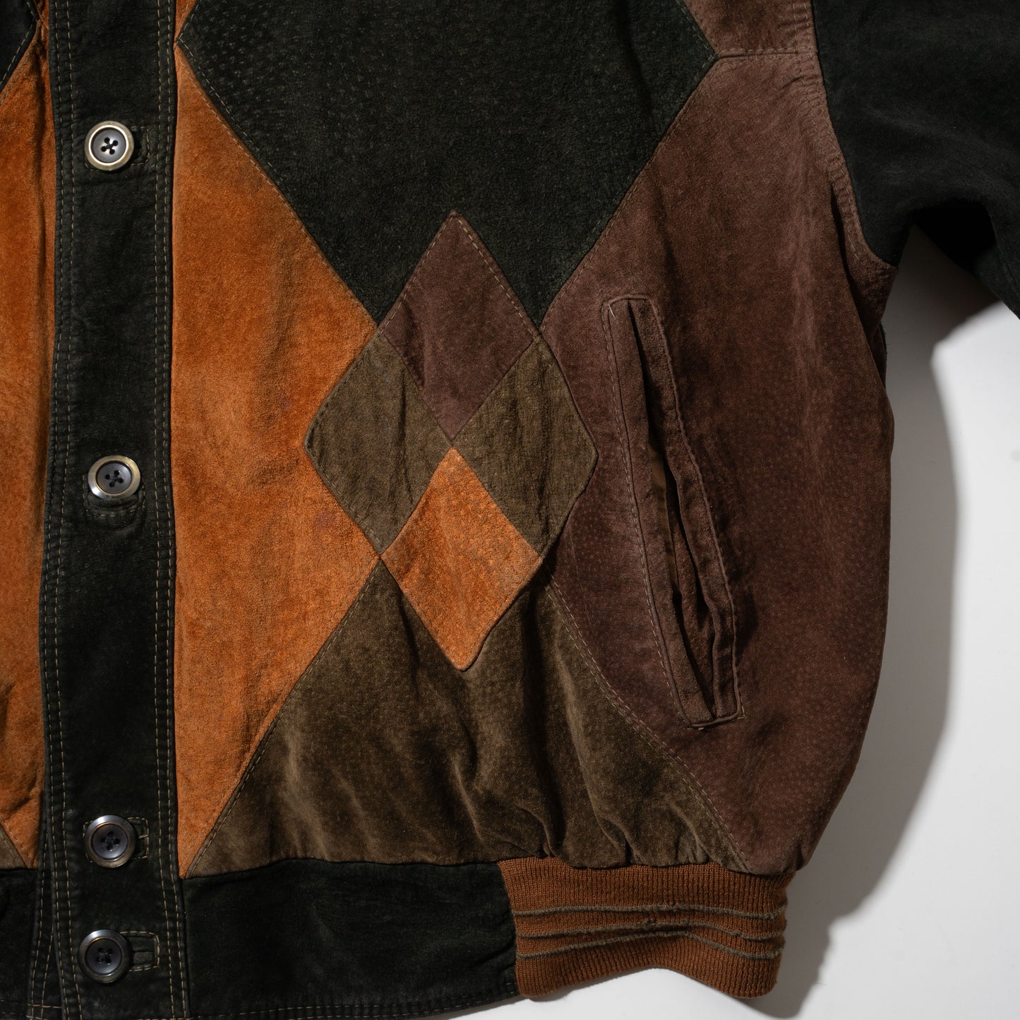 vintage dia suede leather jacket