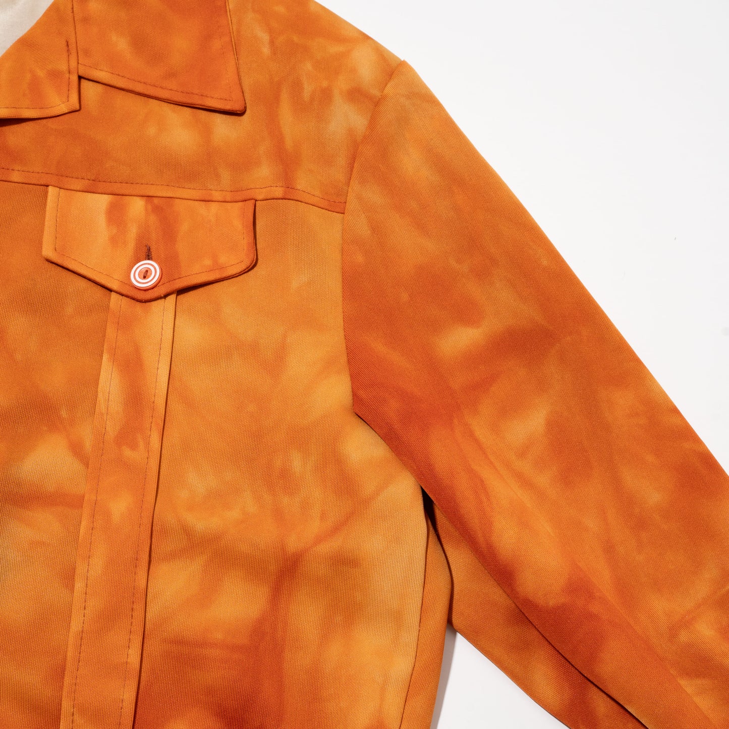 vintage dyed loose poly jacket