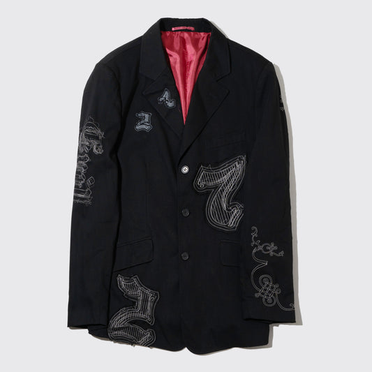 vintage gothic tailored jacket