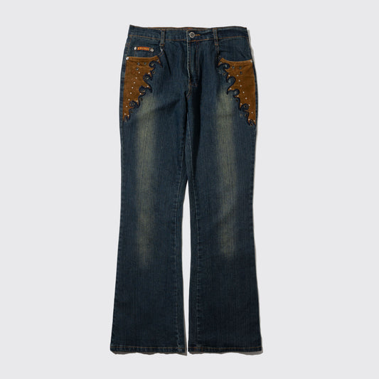 vintage western flare jeans