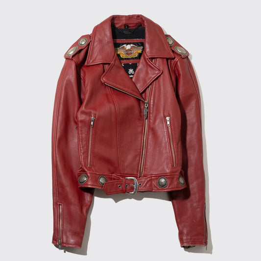 vintage harley davidson concho riders jacket