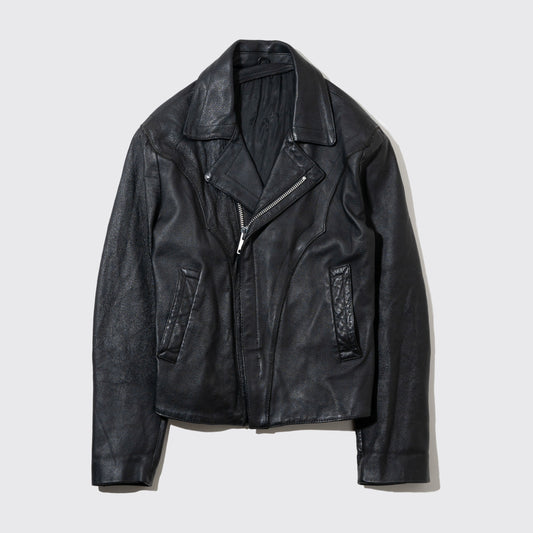 vintage western leather riders jacket