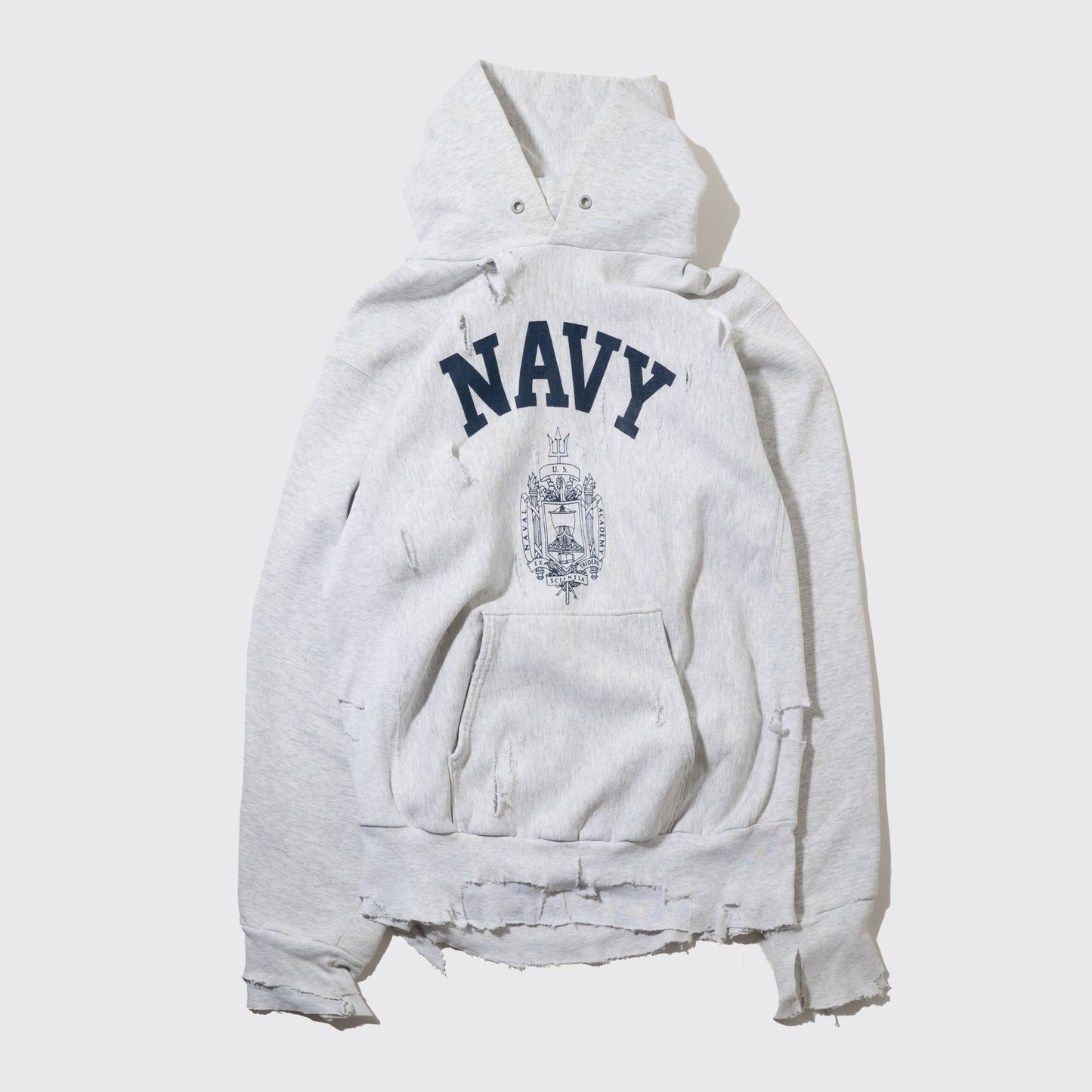 vintage 90's us naval academy broken hoodie