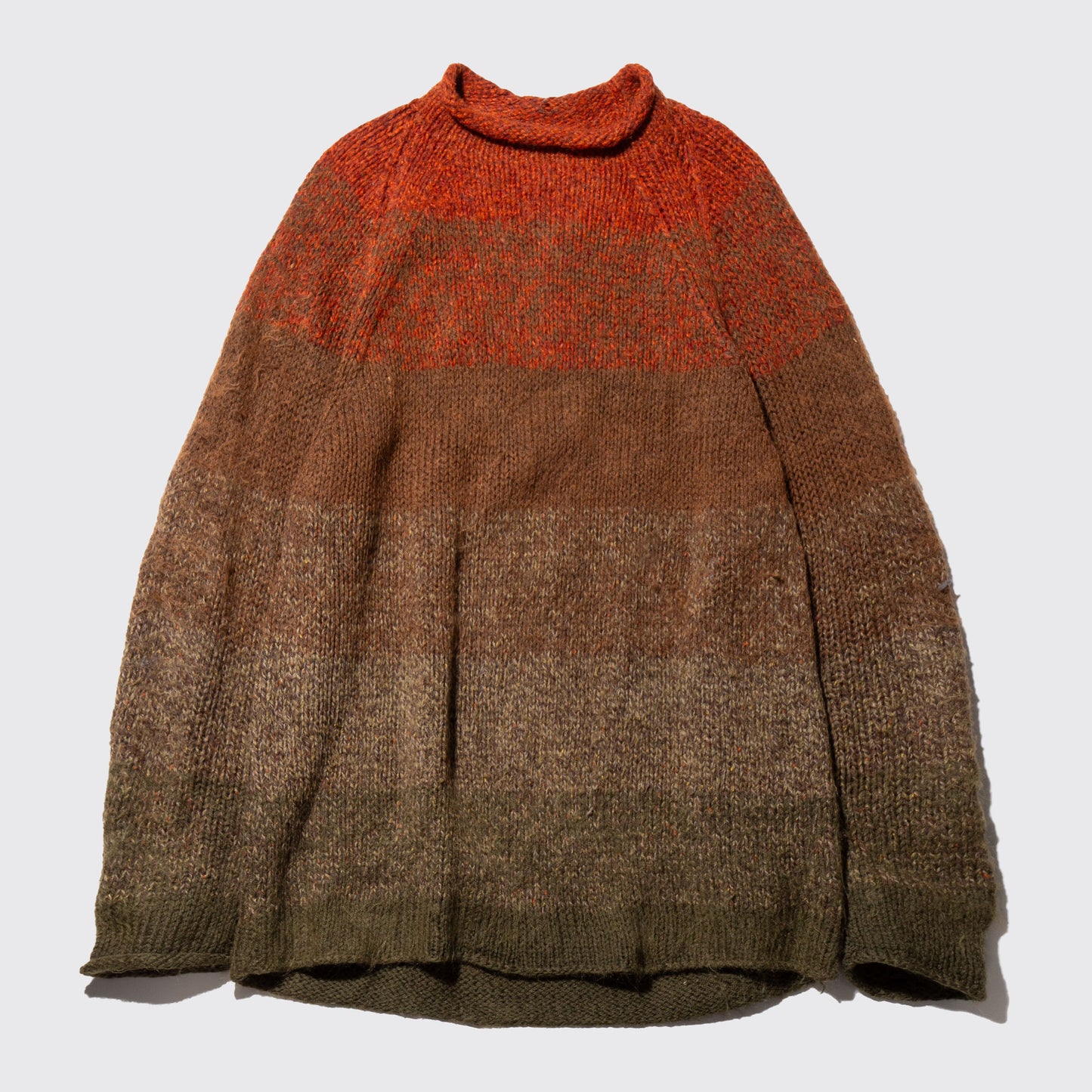 vintage roll neck wool sweater