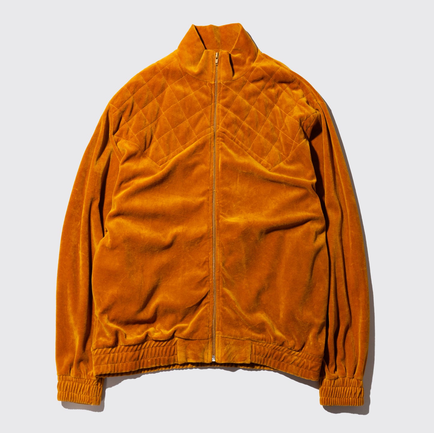vintage quilting velour track jacket