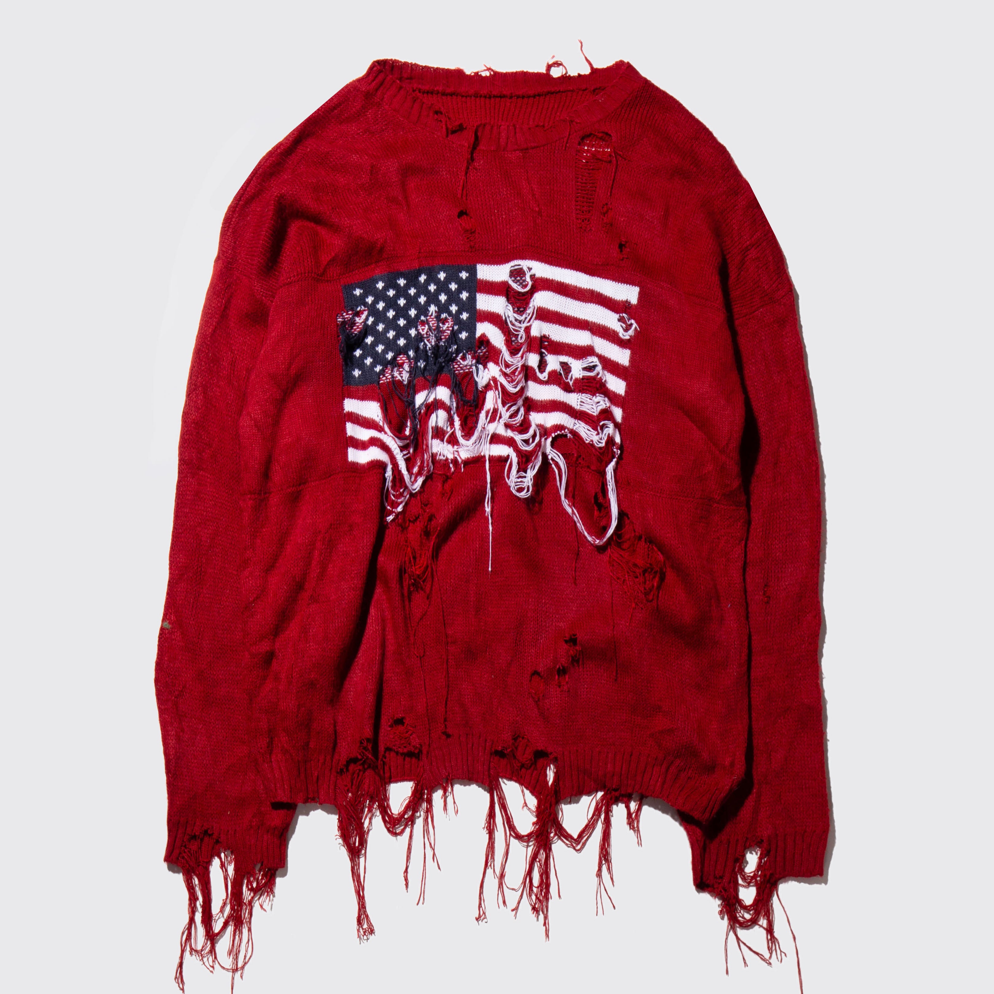 NOILL BROKEN FLAG SWEATER BOROニット/セーター - gelda.com