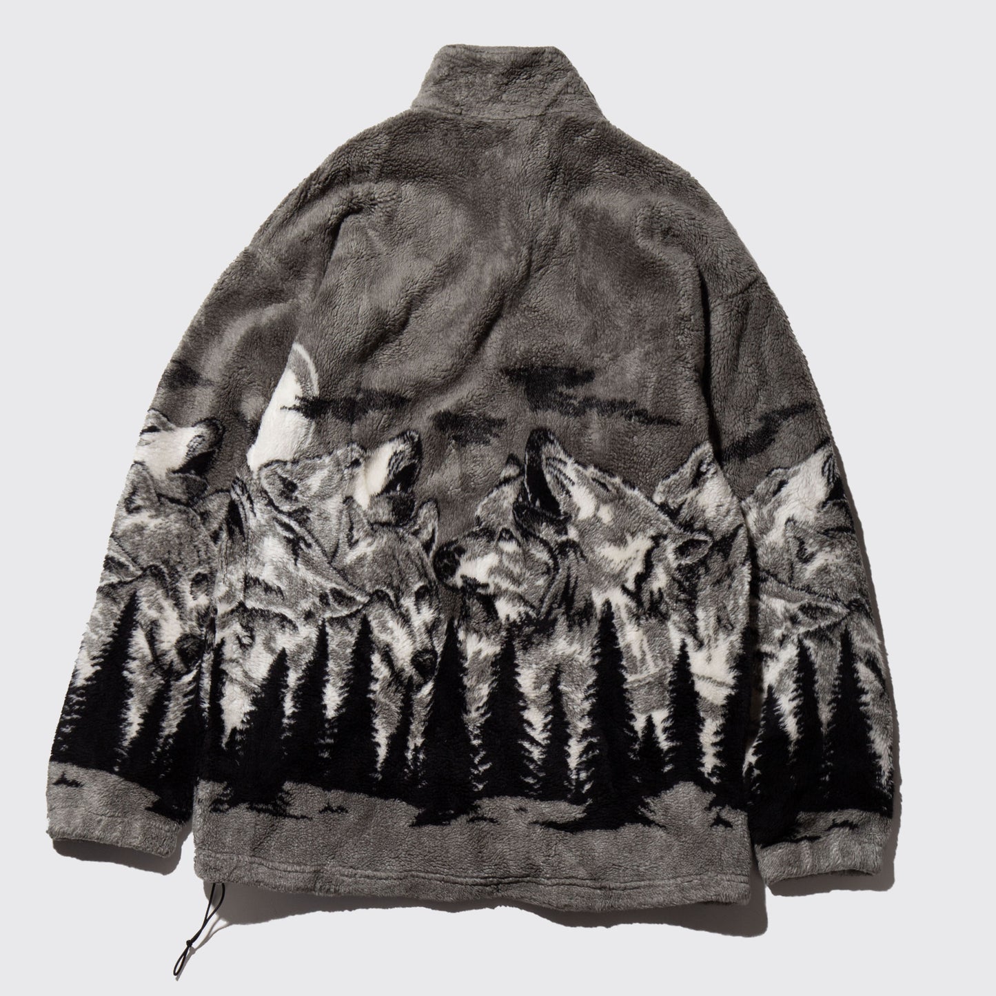 vintage wolf boa jacket