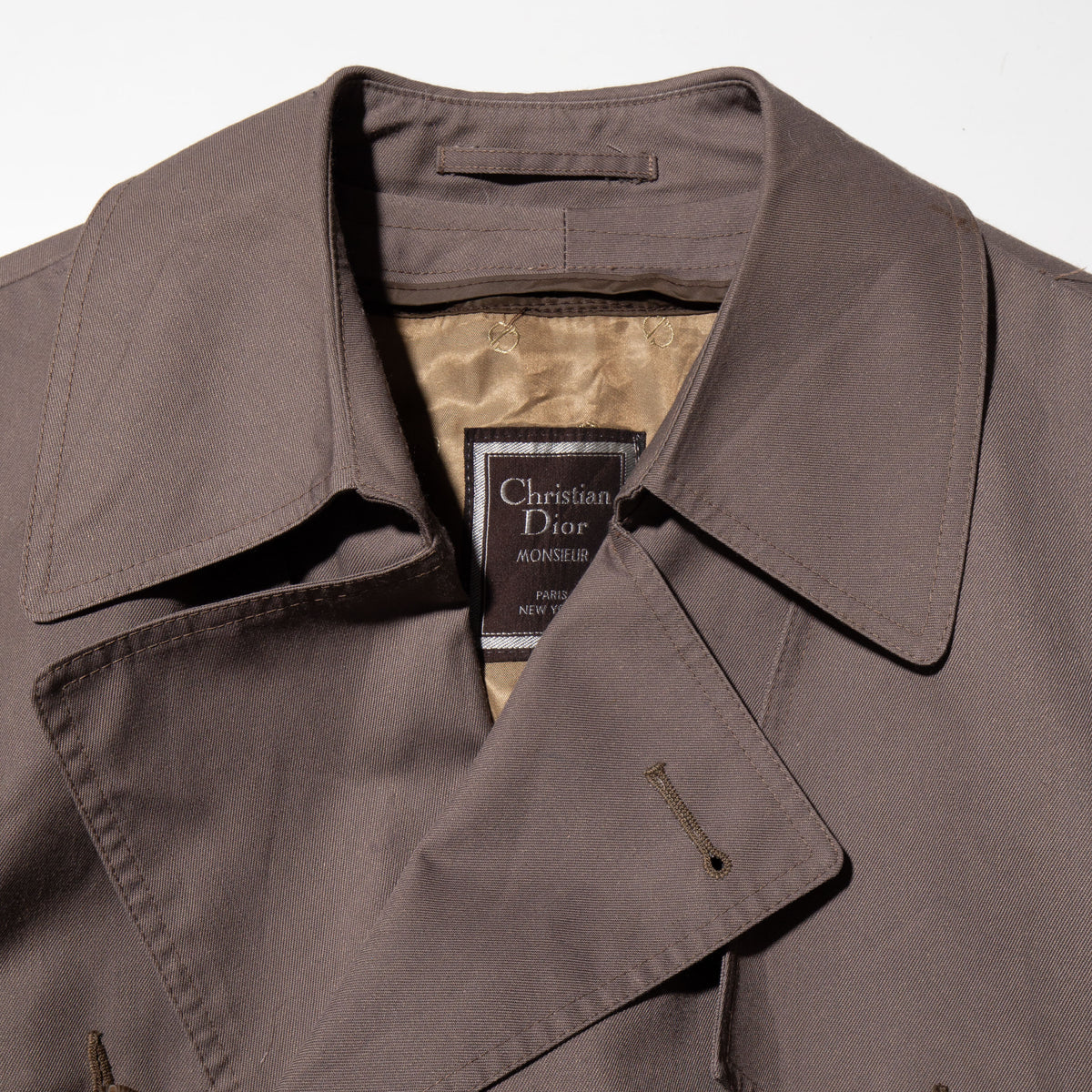 vintage 80's Dior trench coat, with liner