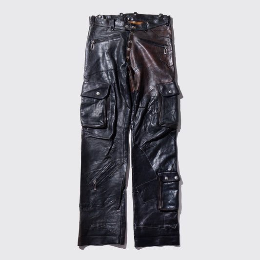 vintage craft leather trousers