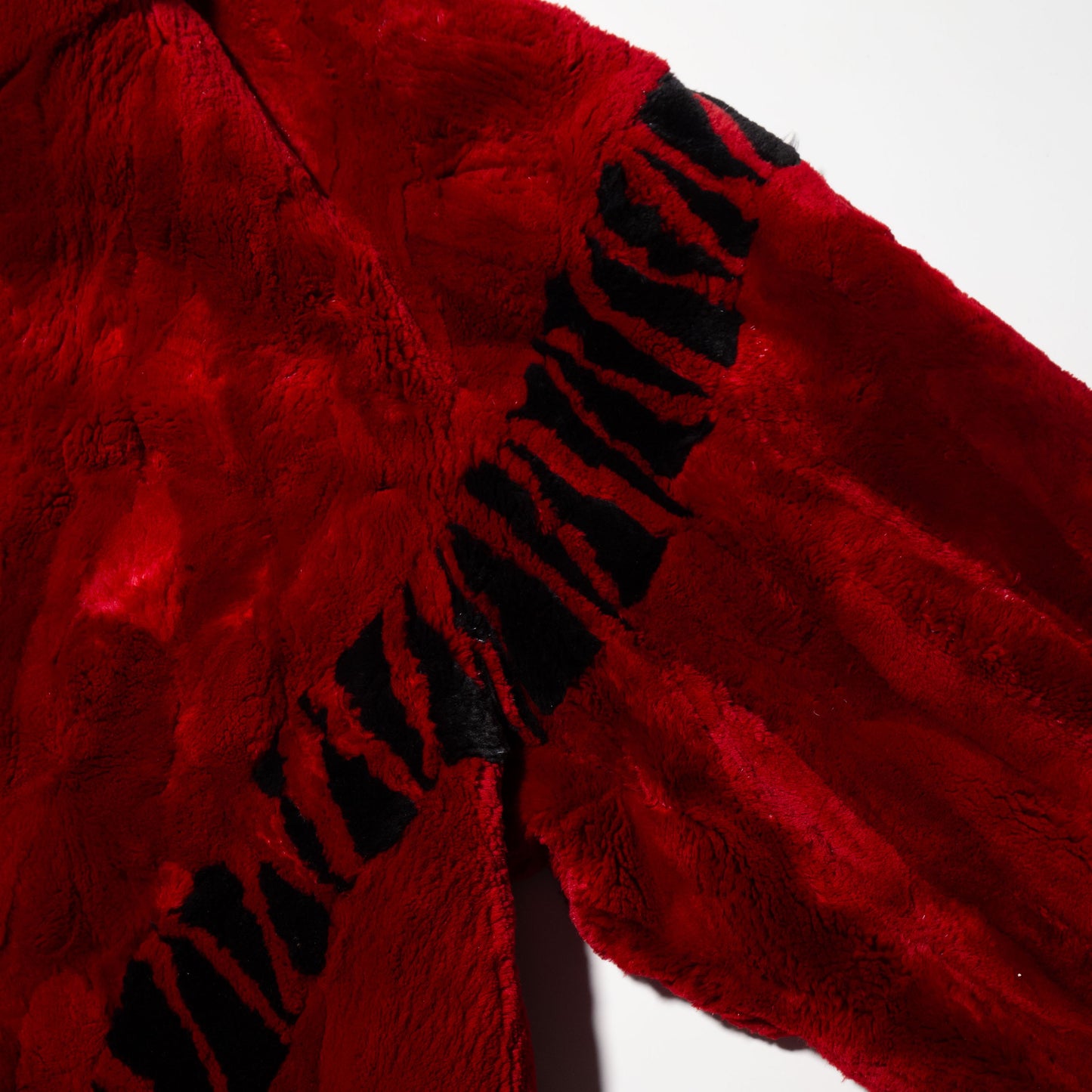 vintage zipped fur jacket