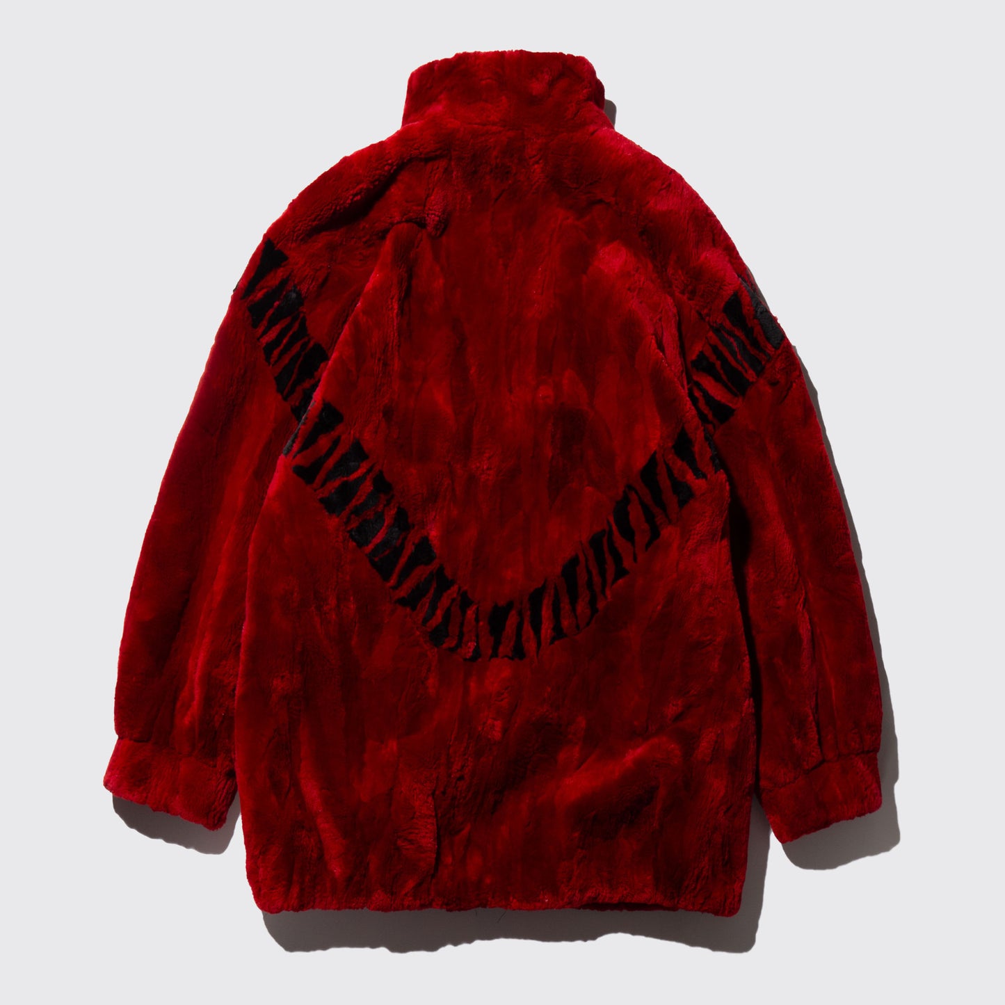 vintage zipped fur jacket