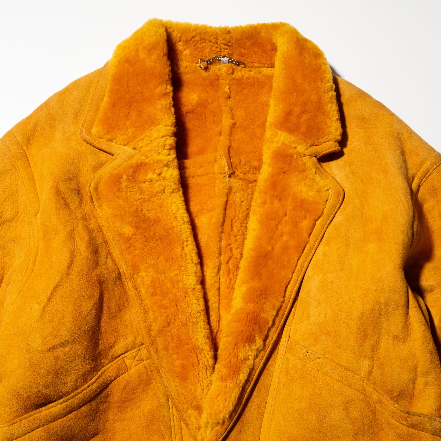 vintage shearling mouton jacket