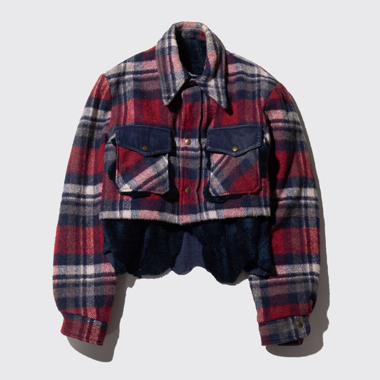 remake broken boa jacket