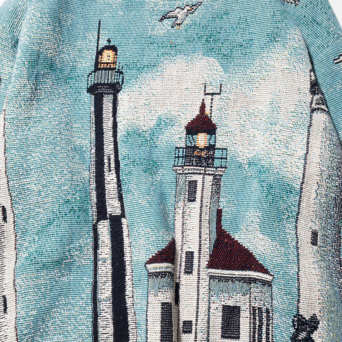 vintage lighthouse jacquard pullover