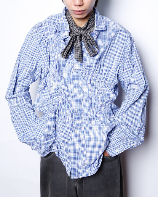 remake irregular gathering shirt