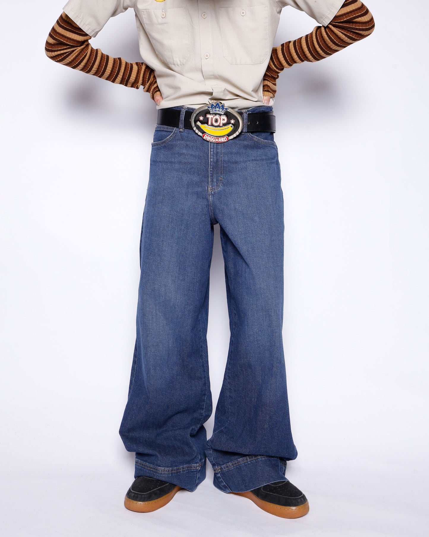 vintage lee wide leg jeans