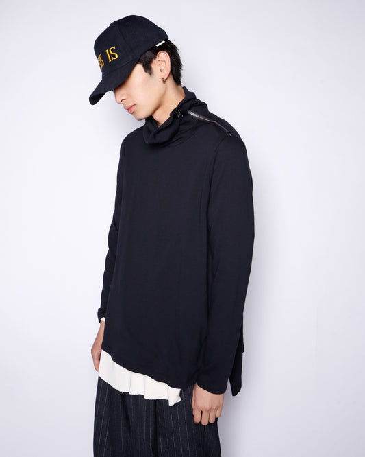 vintage slanting cowl neck cut sew