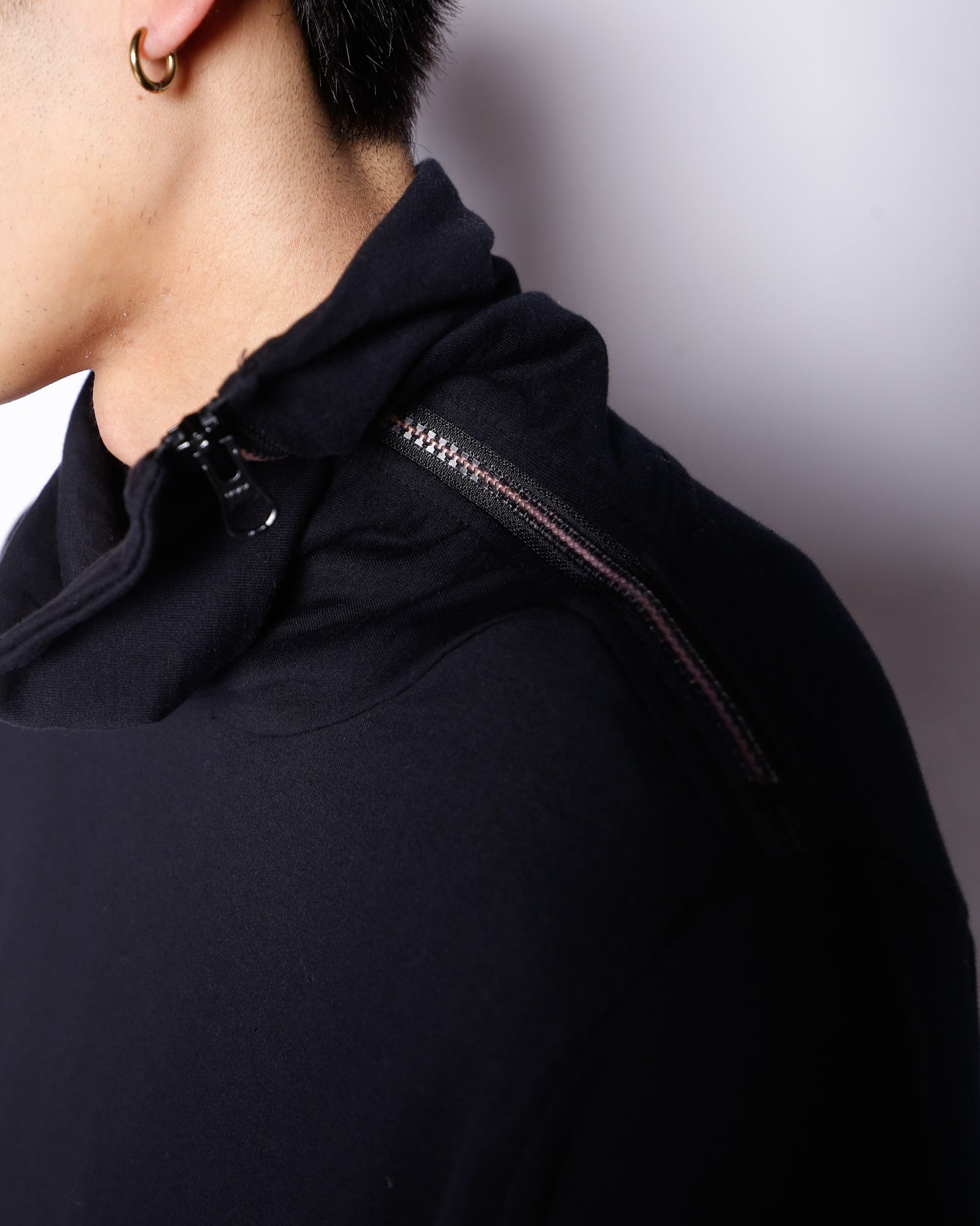 vintage slanting cowl neck cut sew