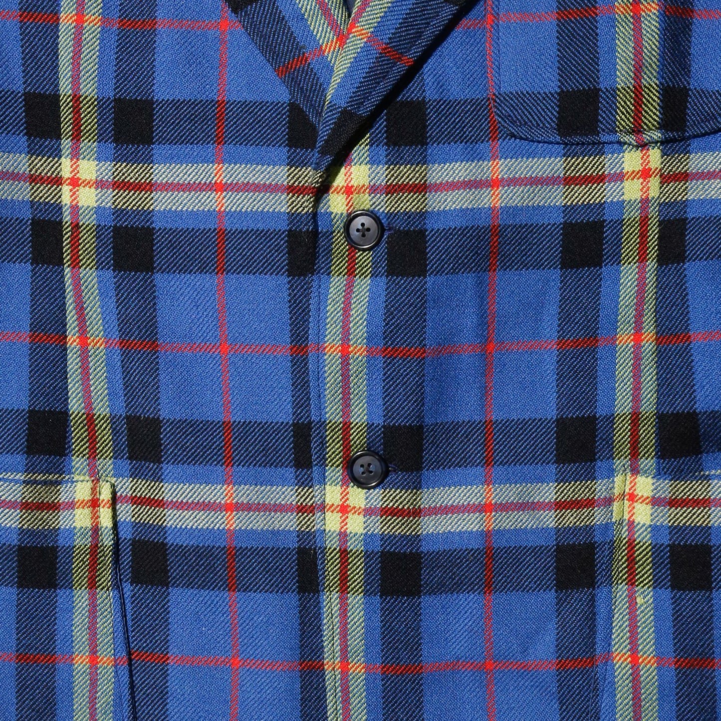 vintage 70's Florence Rohrs tartan check flare order set up