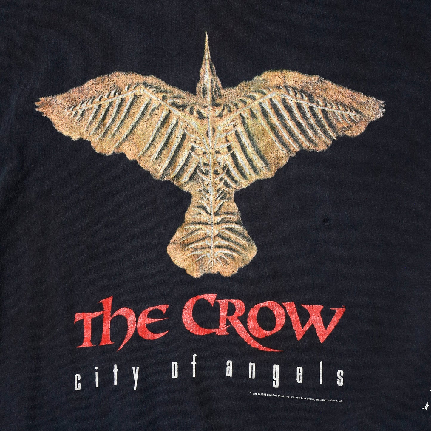 vintage 1996's the crow "city of angels" t-shirt
