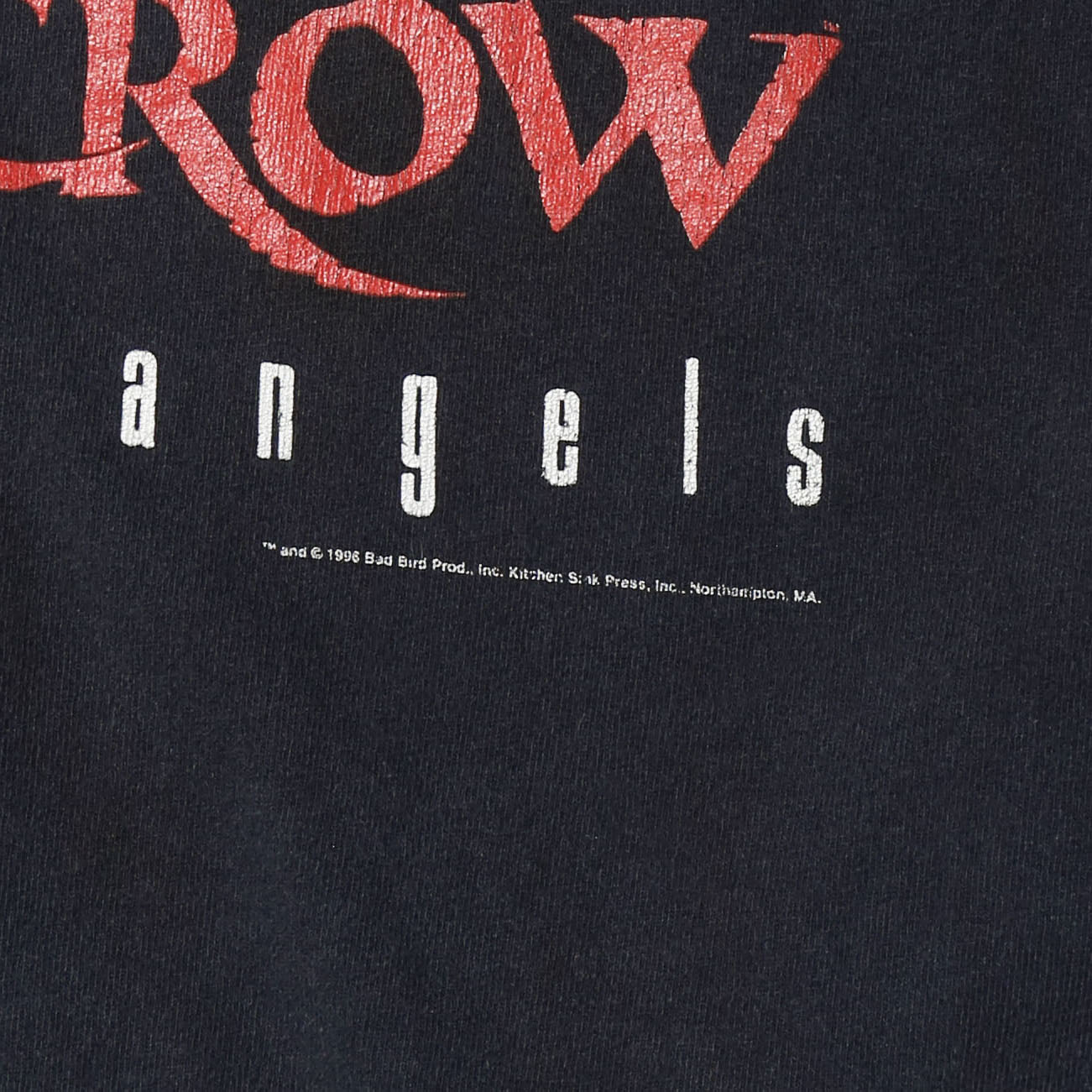 vintage 1996's the crow "city of angels" t-shirt