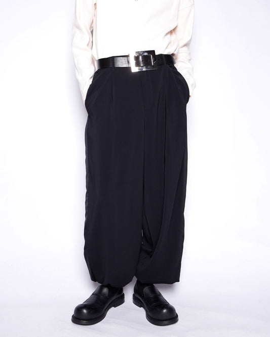 vintage tuxedo balloon trousers