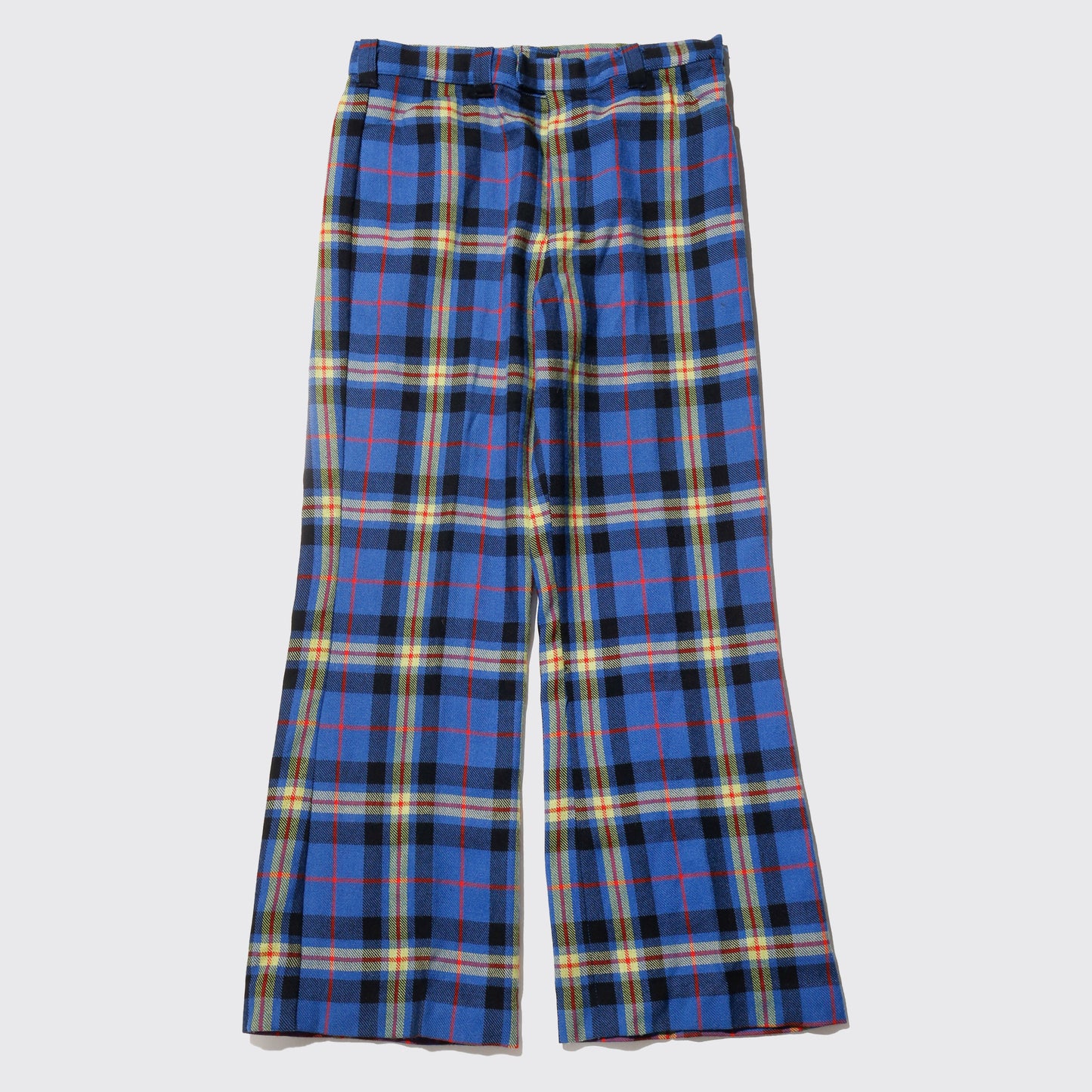 vintage 70's Florence Rohrs tartan check flare order set up