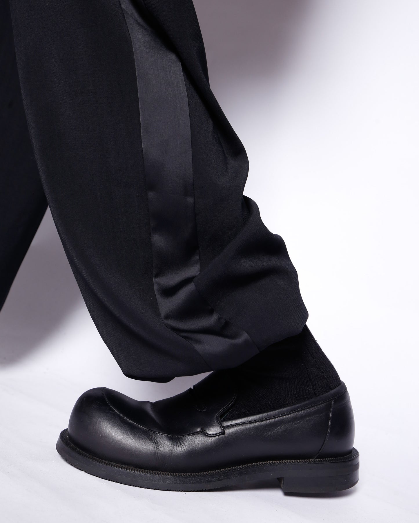 vintage tuxedo balloon trousers