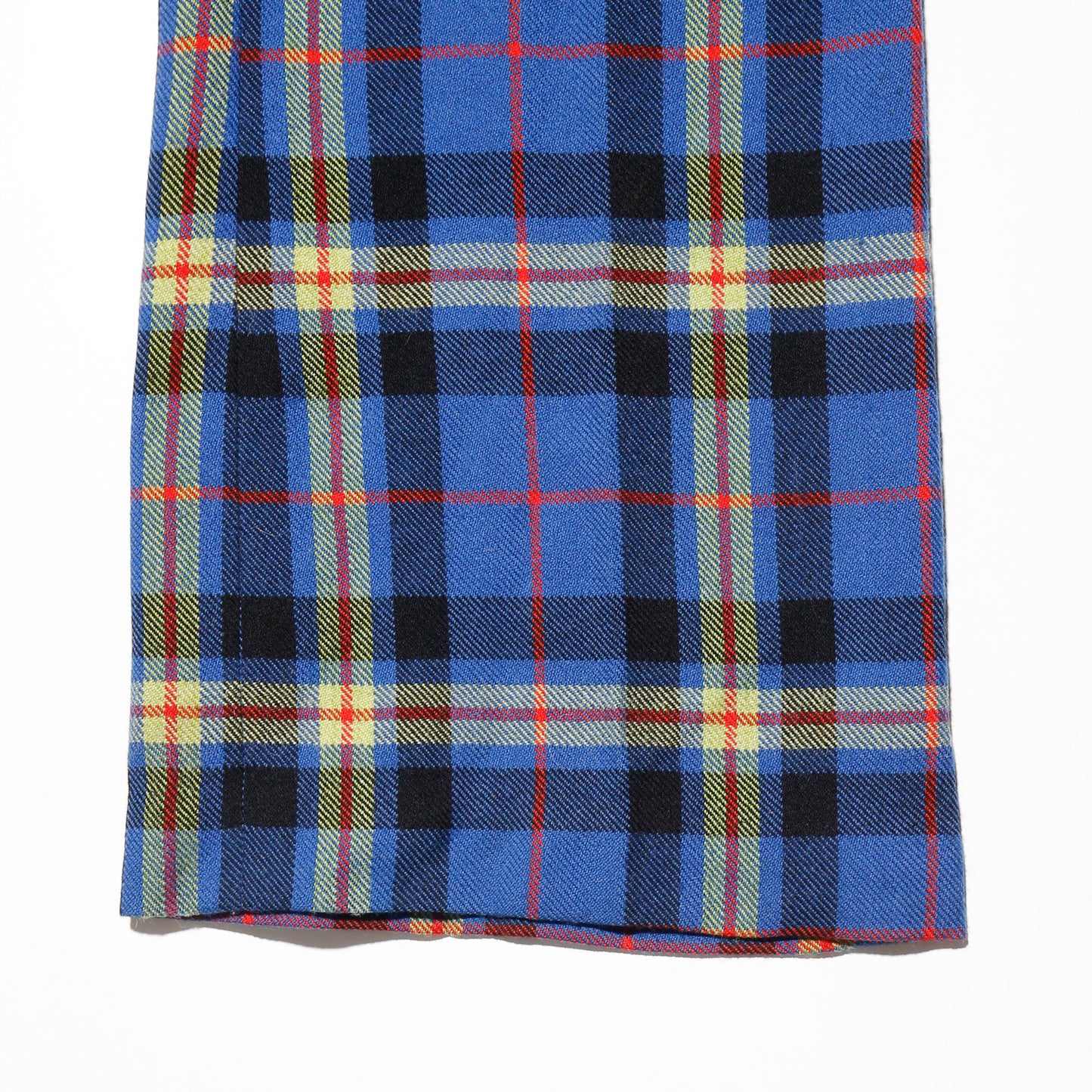 vintage 70's Florence Rohrs tartan check flare order set up