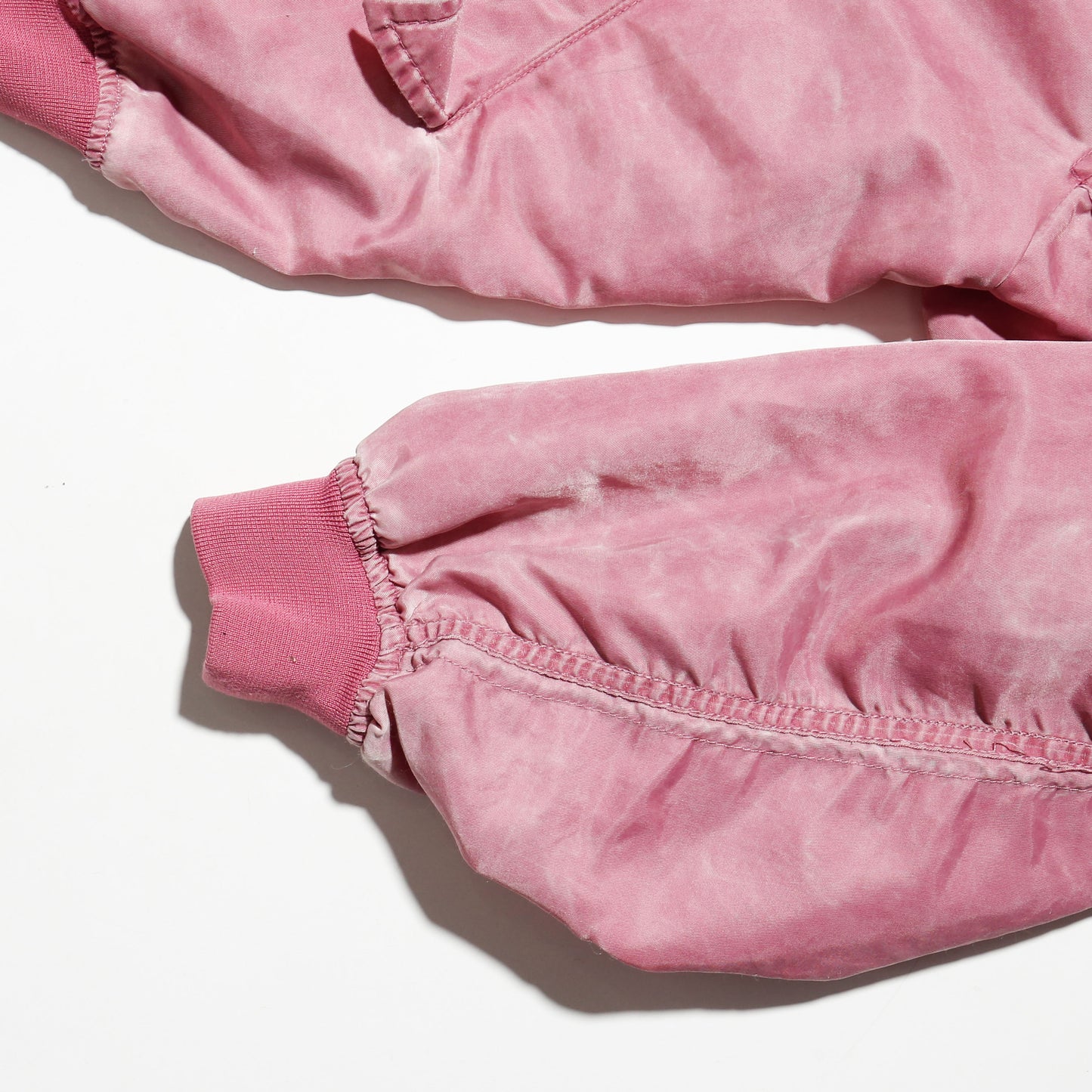 *one-off dust pink bomber jacket