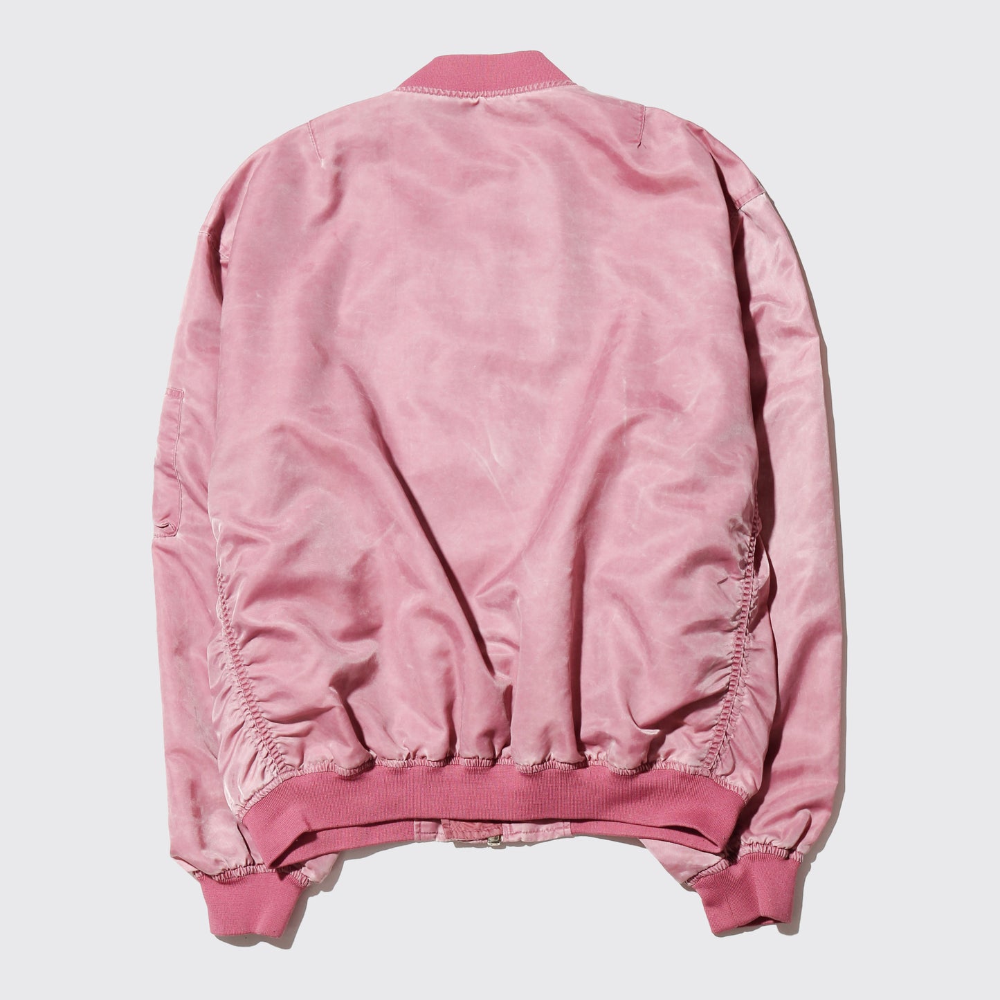 *one-off dust pink bomber jacket