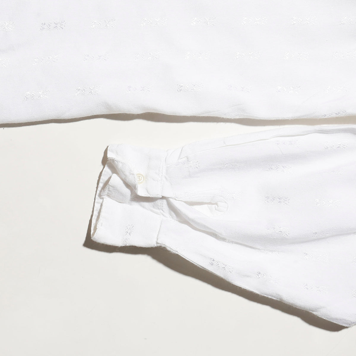 vintage euro floral rayon mandarin collar shirt