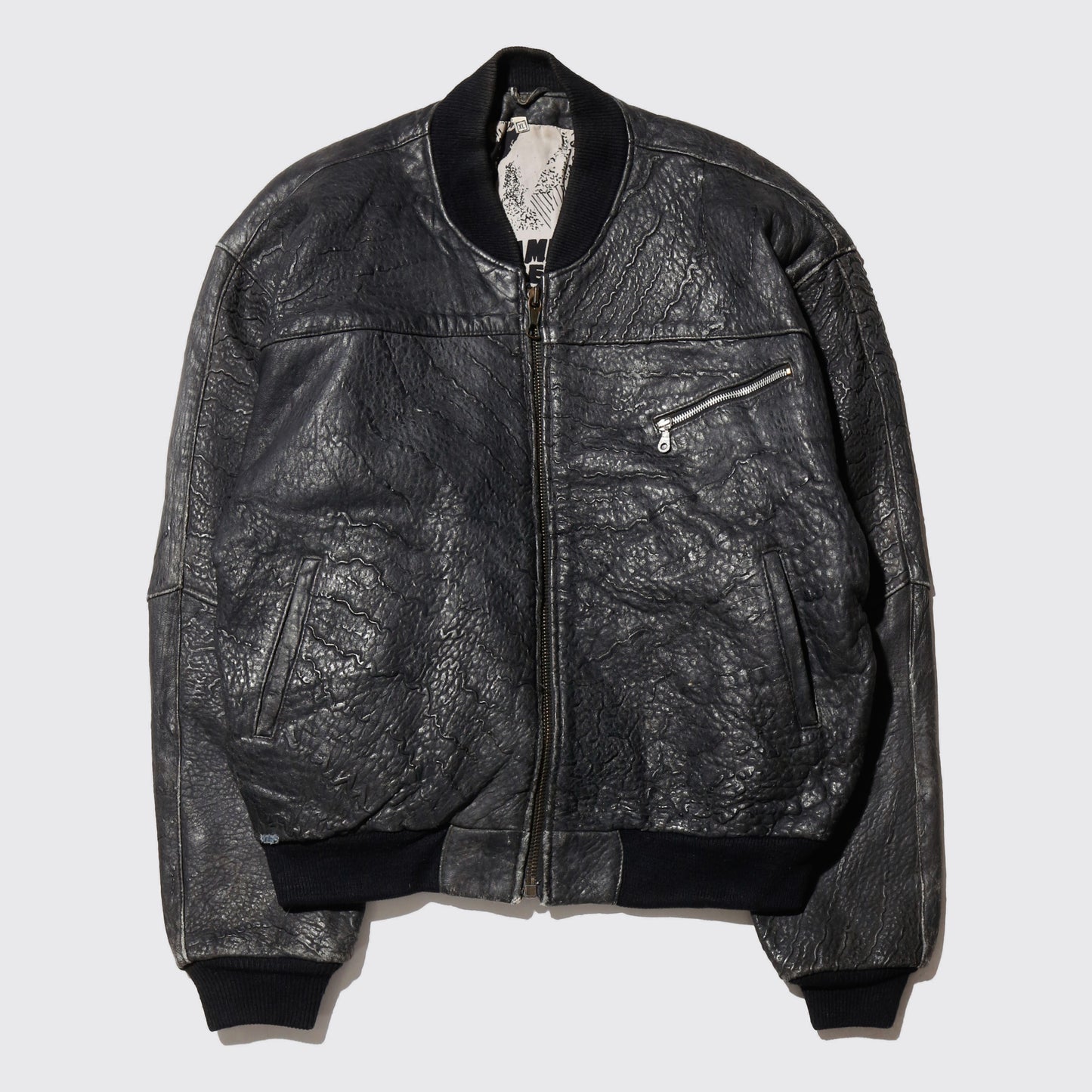 vintage James Dean leather bomber jacket