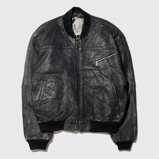 vintage James Dean leather bomber jacket