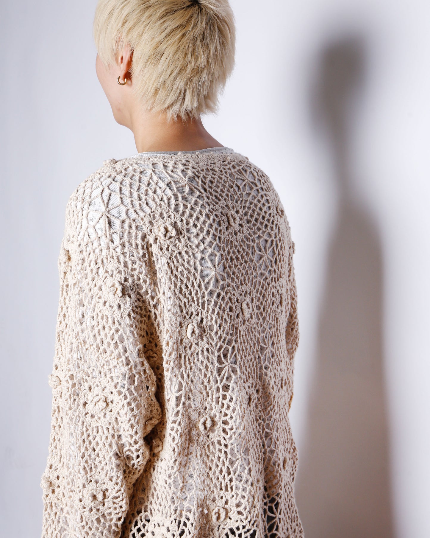 vintage crochet loose pullover