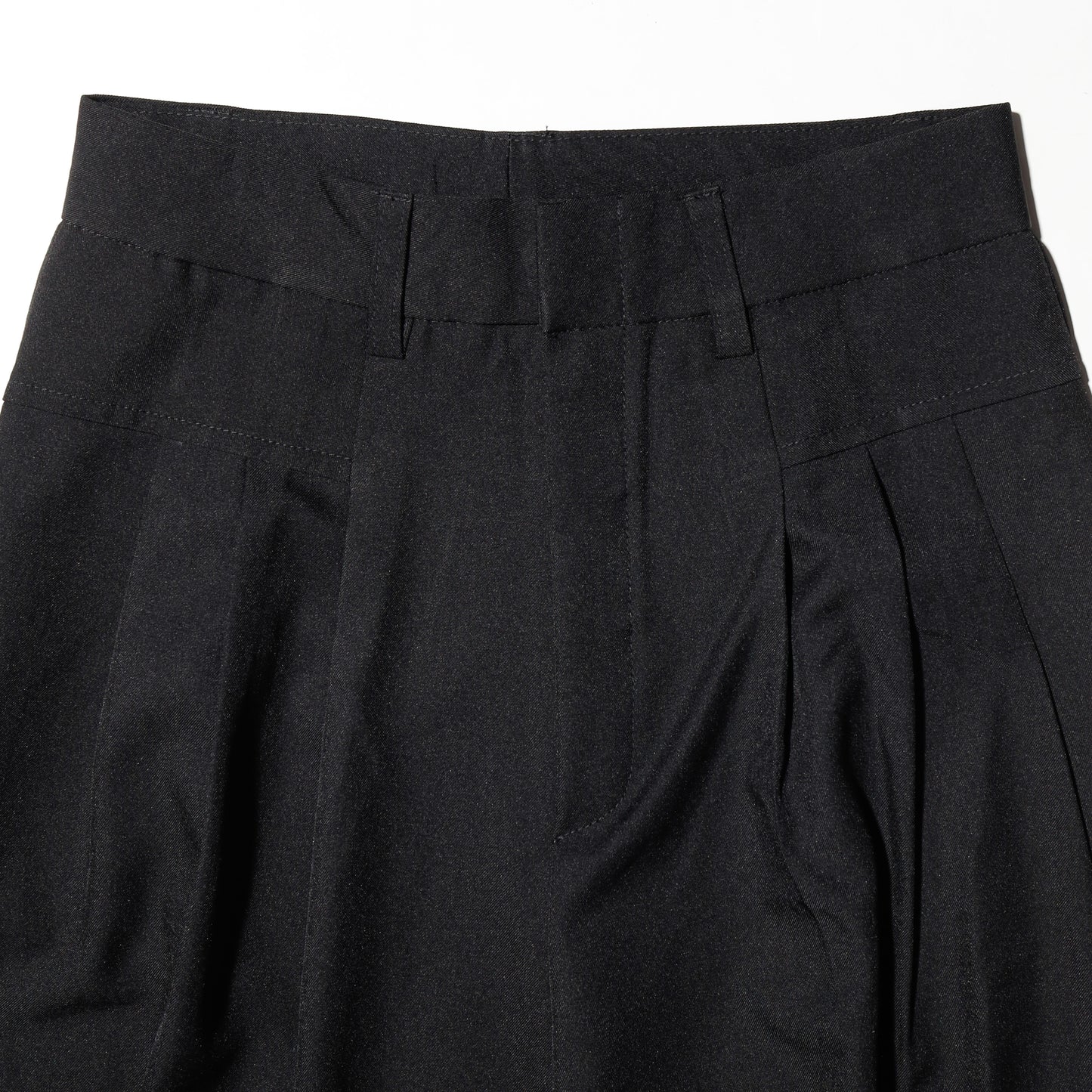 vintage tucked curve wide slacks