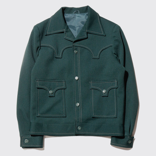 vintage 70's poly trucker jacket