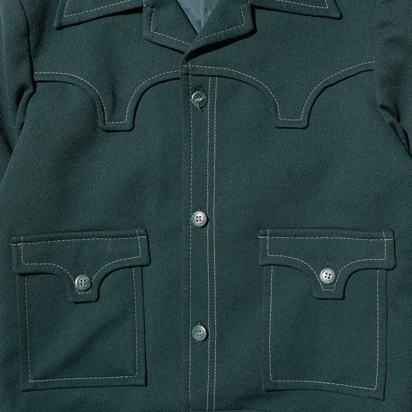 vintage 70's poly trucker jacket
