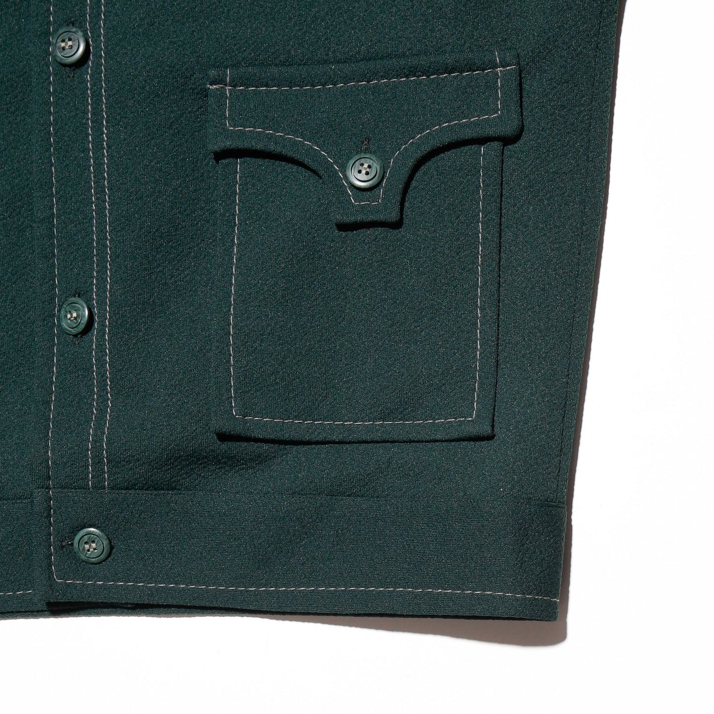 vintage 70's poly trucker jacket