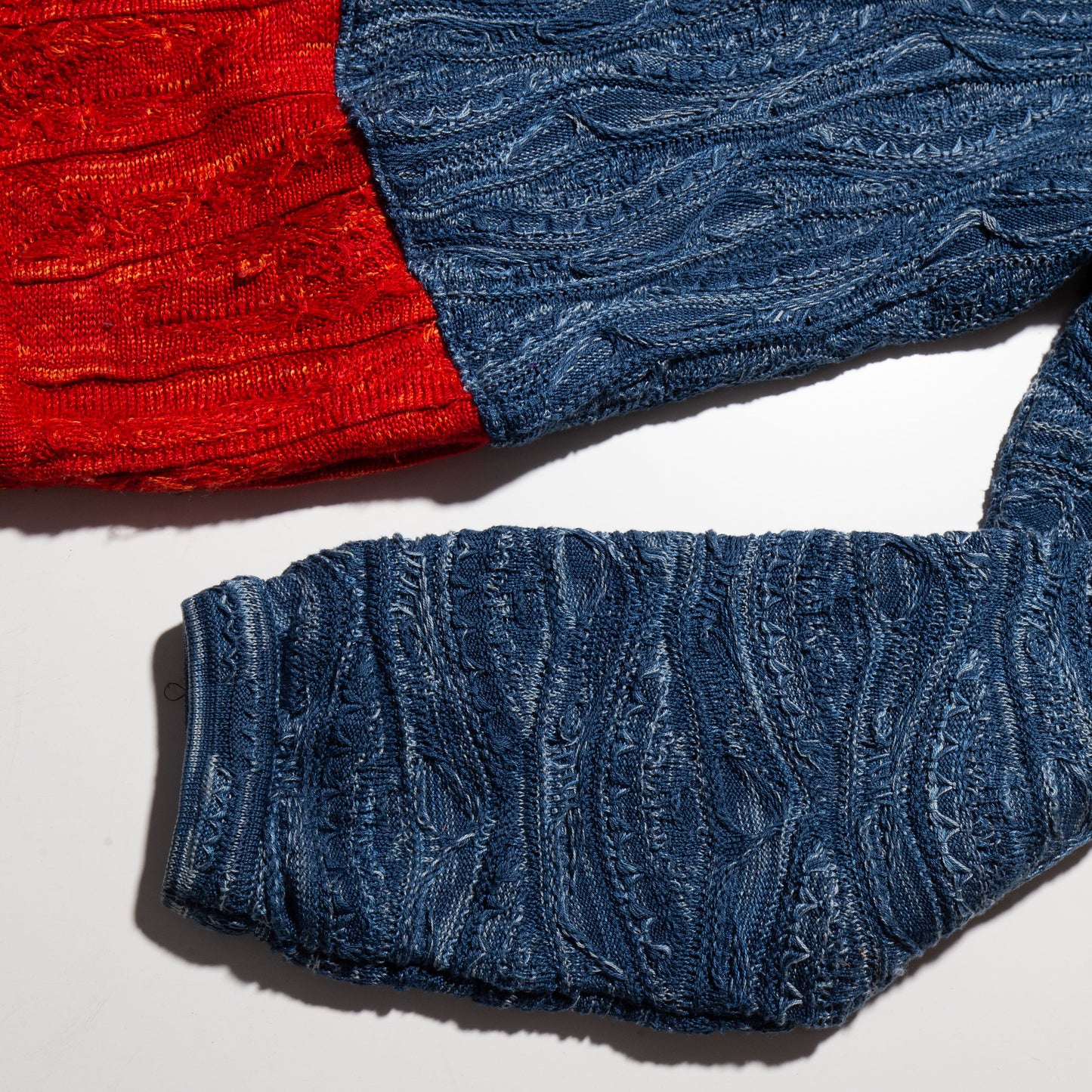 vintage coogi switch 3d knit sweater