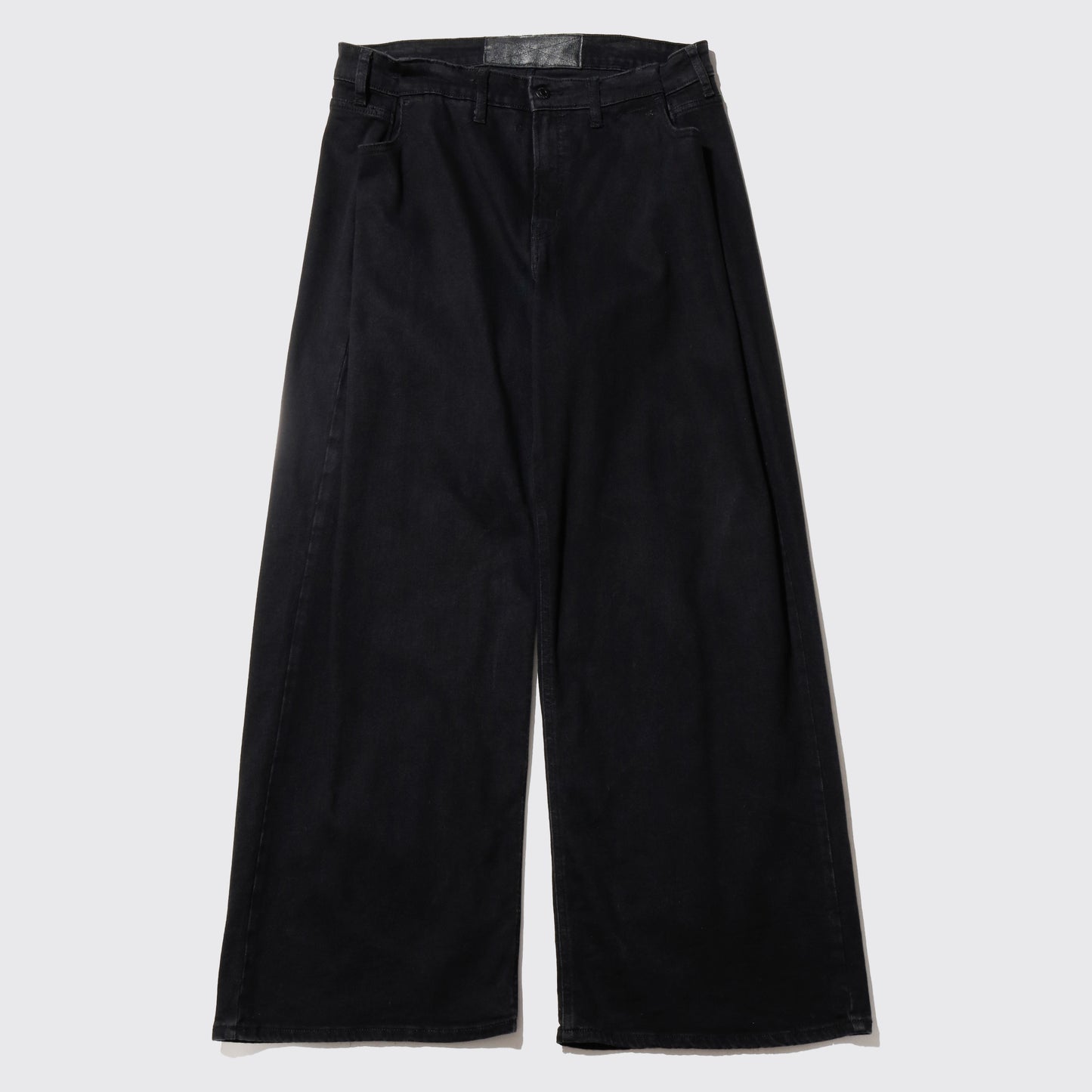 vintage tucked wide leg jeans