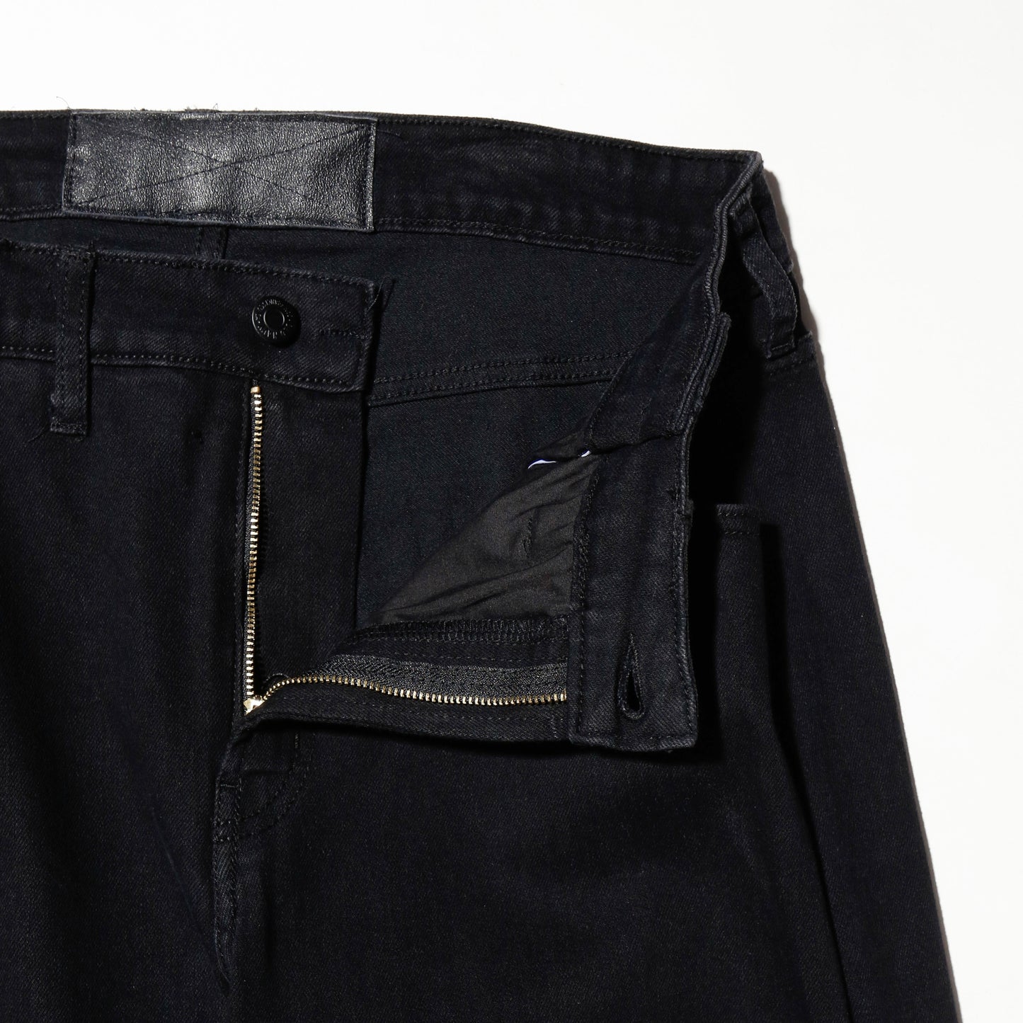 vintage tucked wide leg jeans